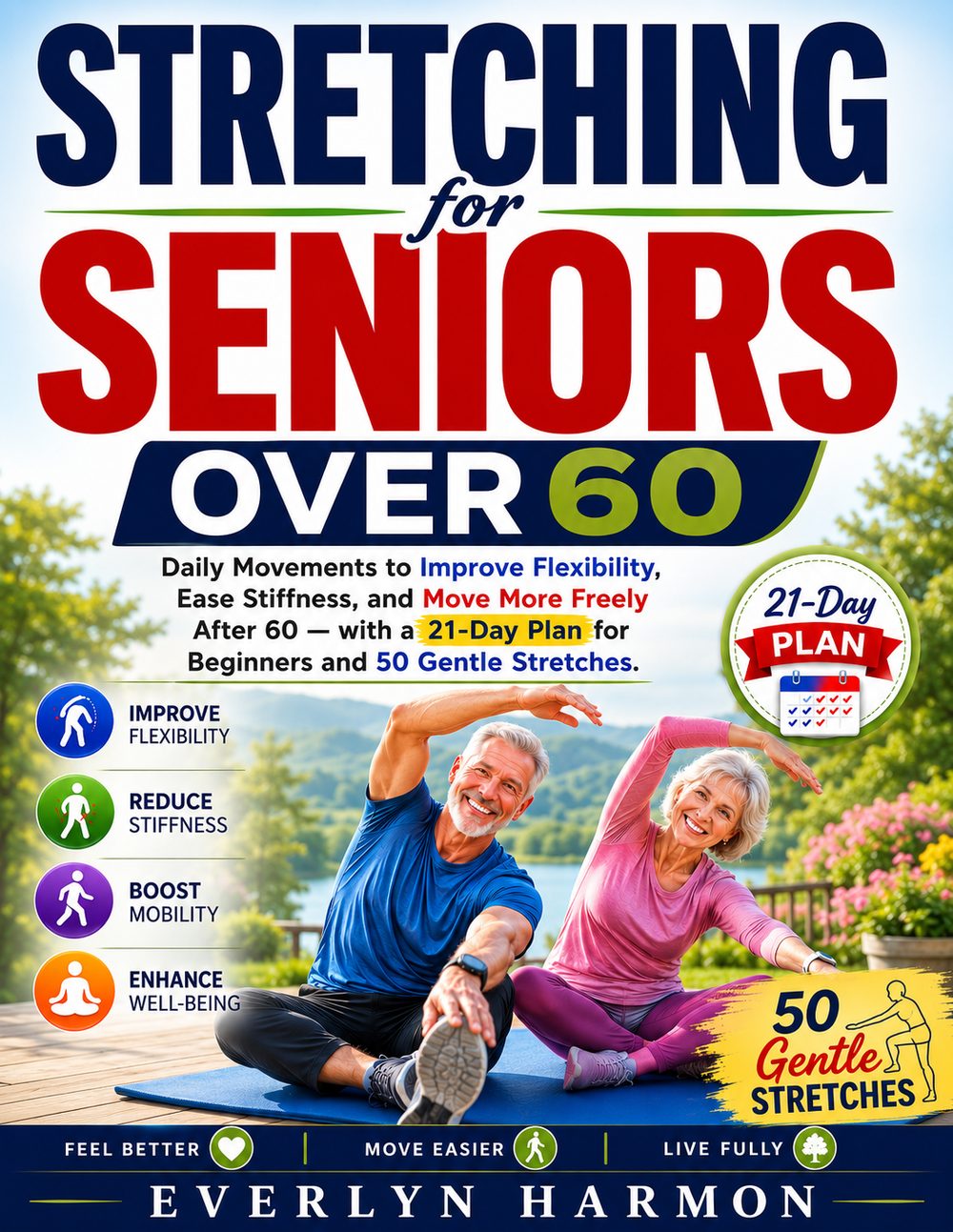 Cover of Stretching for Seniors Over 60